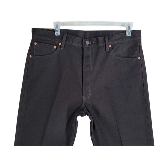 Levis 501 Jeans Men 38x32 Dk Brown ButtonFly Wide (39x29) 08/12 Deadstock NWOT - Picture 4 of 11